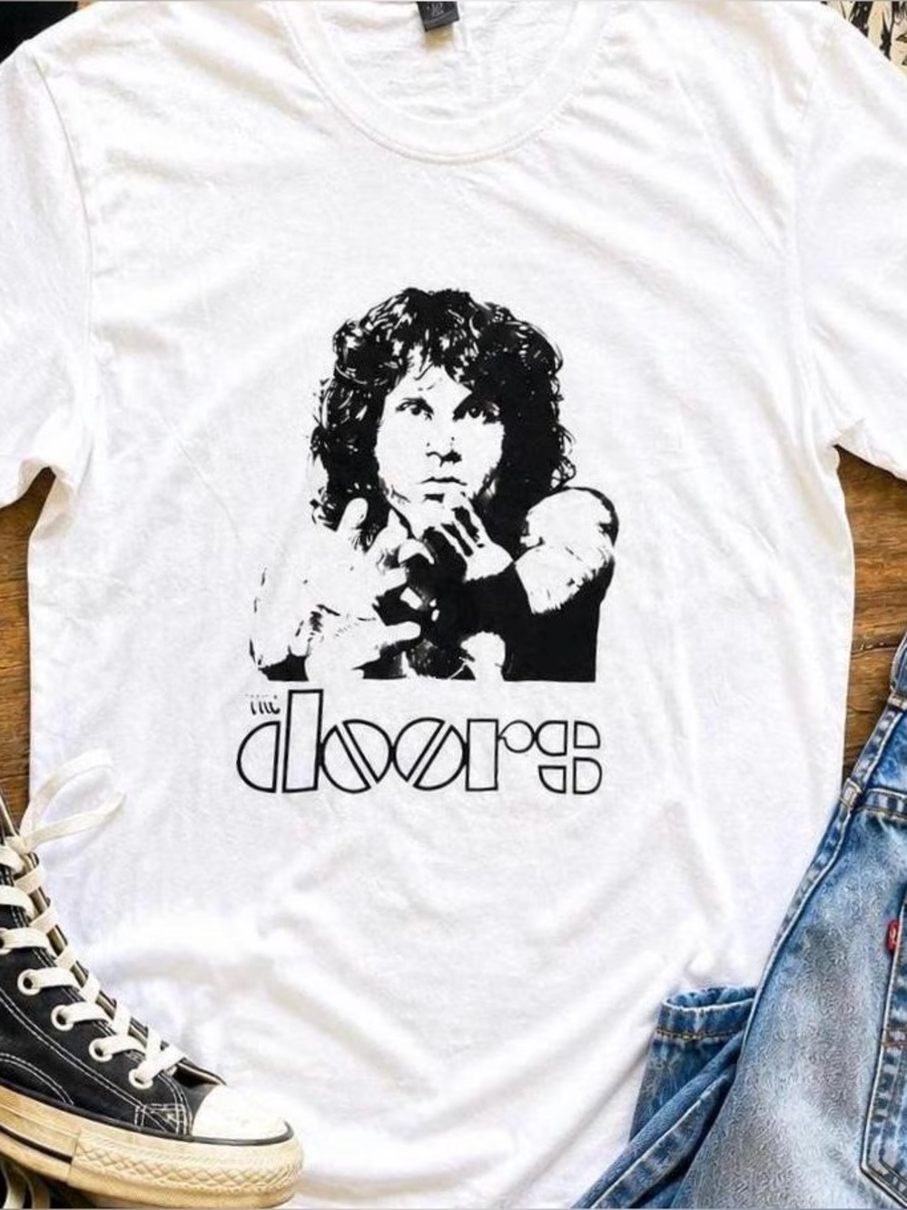 Graphic White Men's T-Shirt